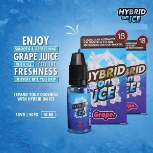 HYBRID ON ICE Grape 15ml/15mg - Tinh Dầu Malay - Chính Hãng Giá Tốt